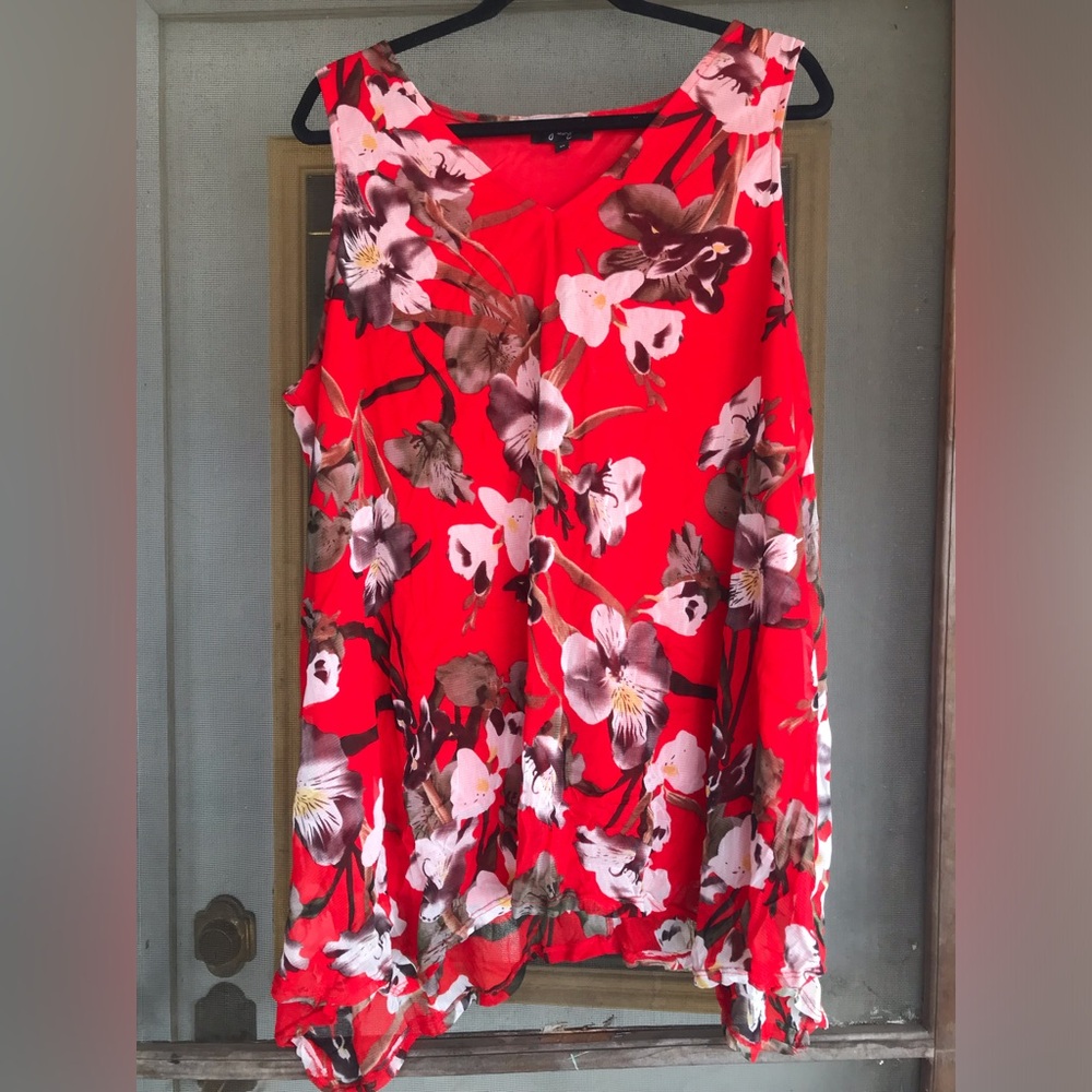 Lily Morgan Plus size 3x Sleeveless Shirt